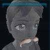 White villain's mustache