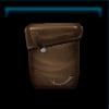Light brown fabric saddlebag