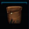 Brown embroidered bag