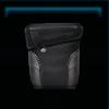 Grainy black saddlebag