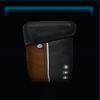 Pinecone brown saddlebag
