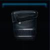 Flexible leather saddlebag
