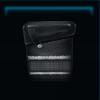 Black fashion saddlebag