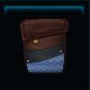 Blue checkered saddlebag