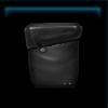 Completely black saddlebag