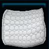 Snowy white governor saddle pad
