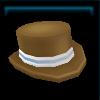 Brown birthday hat