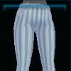 Blue and white birthday pants