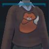 Pretty fall sweater with fox print