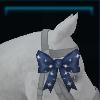 Winter night mane bow