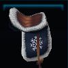Winter night saddle