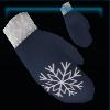 Winter night mittens