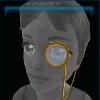 Golden monocle