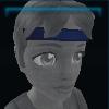 Blue headband