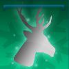 Grey reindeer powder
