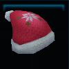 Cozy knitted Christmas hat