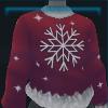 Red snowflake sweater