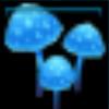 Blue Mooncap Mushroom