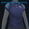 Exclusive blue top