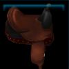 Stylish equestrian saddle