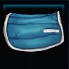 Blue sporty saddle pad