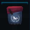 Exclusive blue saddlebag