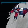 Exclusive checkered tail ribbon