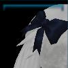 Midnight blue tail bow
