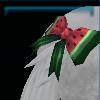 Watermelon tail bow