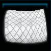 Black and white blanket