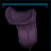 Dark purple saddle