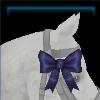 Blueberry Breeze indigo head ribbon