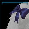 Blueberry Breeze indigo tail ribbon