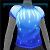 Blue winter top