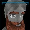 Dark brown beard