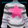 Pink Star Knitted Sweater
