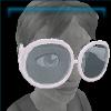 Large white glasses