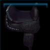 Snazzy western saddle