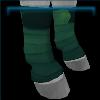 Rex Stamper green leg wraps
