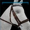 Rex Stamper walnut bridle