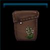 Vintage lily of the valley saddlebag