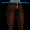 Brown and blue Druid trousers