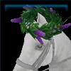 Lovely lupin horse crown