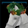 Gilded Goldenleaf horse crown