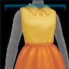 Honey gold summer dress