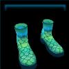 Nori's scaled siren boots