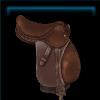 Chocolate classic jumping saddle